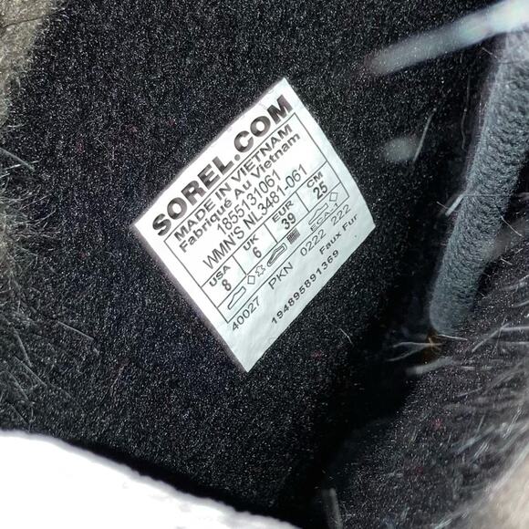 Sorel Joan of Arctic Waterproof Winter Snow Boots Shoes NL2429-052 Womens size 8 - Picture 5 of 5